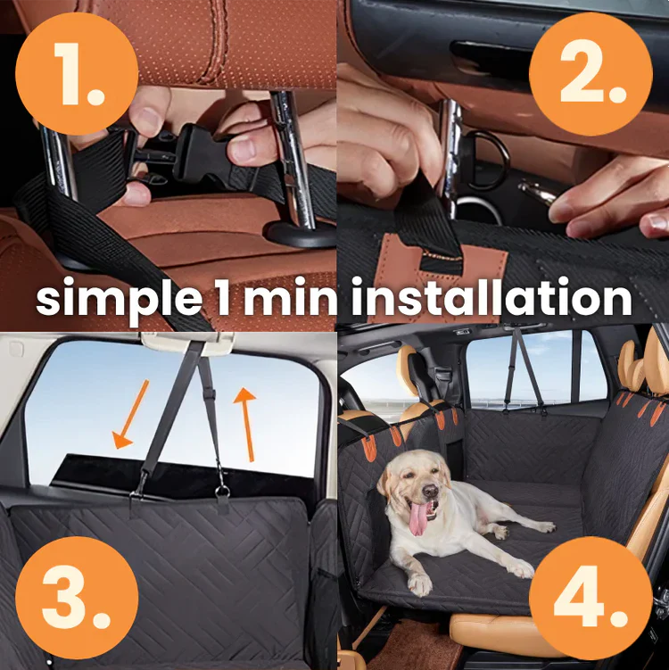Hard Bottom Seat Extender for Dogs
